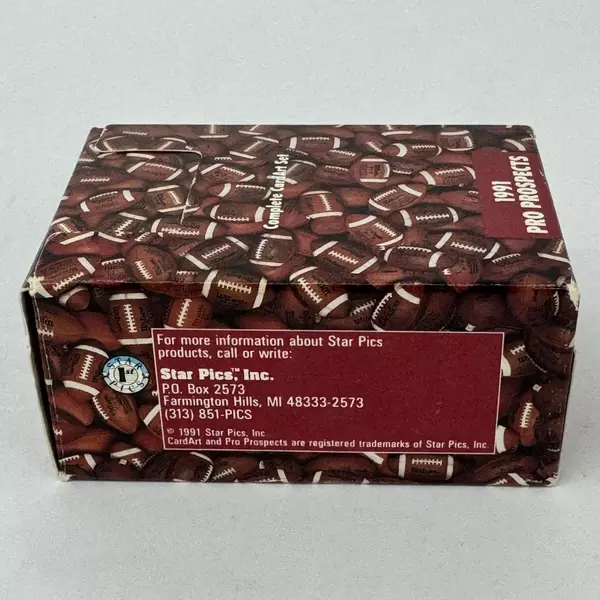 1991 Star Pics Football Set Pro Prospects Complete Set