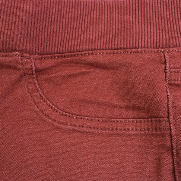 No Boundaries Burnt Orange Tapered Leg Stretchy Waist Pants Women's Large