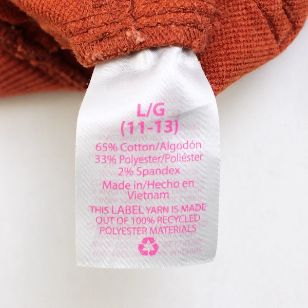 No Boundaries Burnt Orange Tapered Leg Stretchy Waist Pants Women's Large