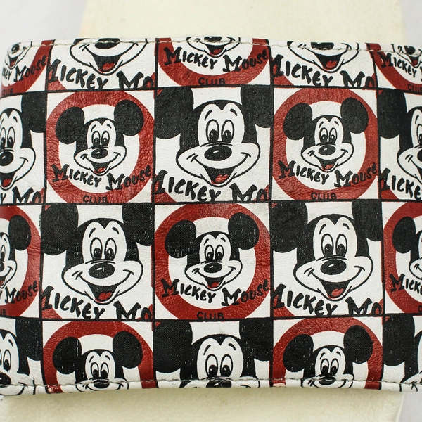 Vintage Disney Mickey Mouse Slides White Red & Black Size 9