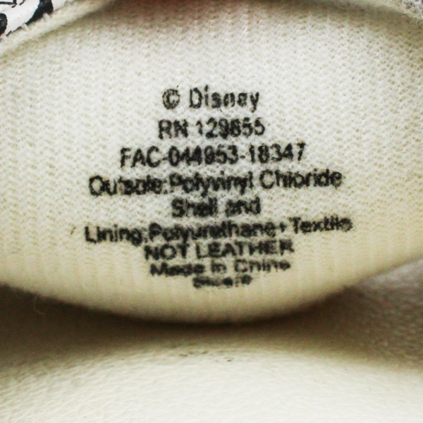 Vintage Disney Mickey Mouse Slides White Red & Black Size 9