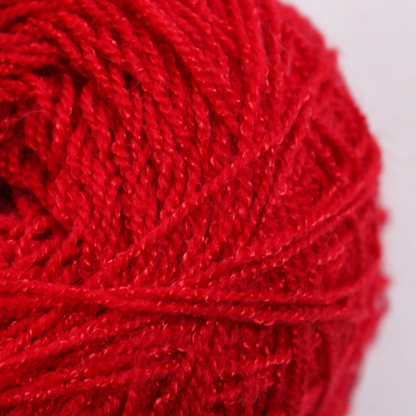 Lot of 10 Partly Used Omega Red Acrylic Baby Crochet Yarn Skeins