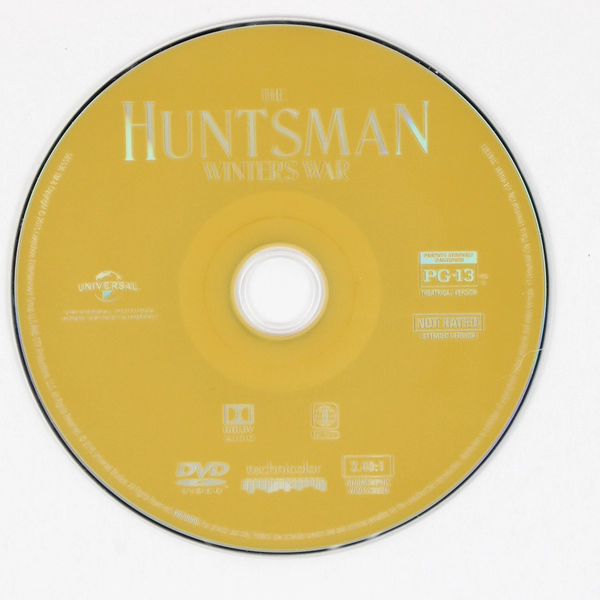 The Huntsman Winter's War DVD 2016 Extended Edition Chris Hemsworth Emily Blunt