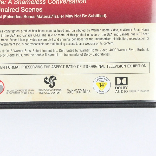 Shameless DVD Set Complete Fifth & Sixth Seasons 2015 & 2016 