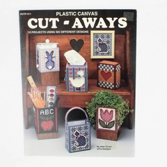 Needlecraft Plastic Canvas Cut Aways #HOTP-311 by Joan Green Booklet