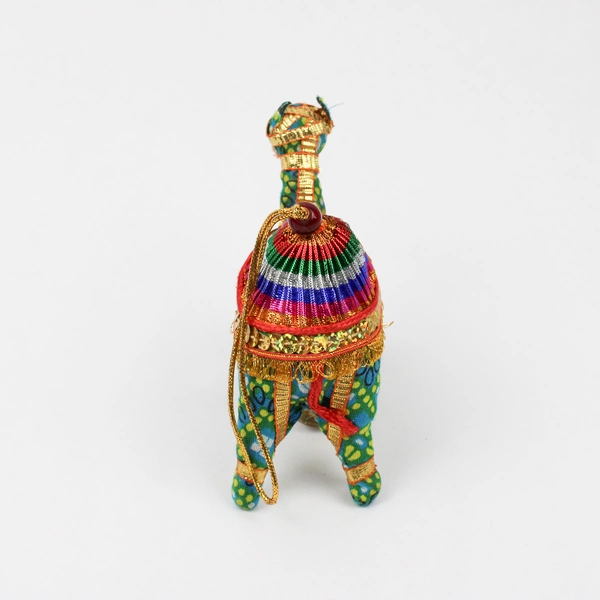 Colorful Camel Christmas Ornament with Bell