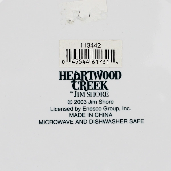 Set of 3 Heartwood Creek Christmas Salad Plates 8" 2003