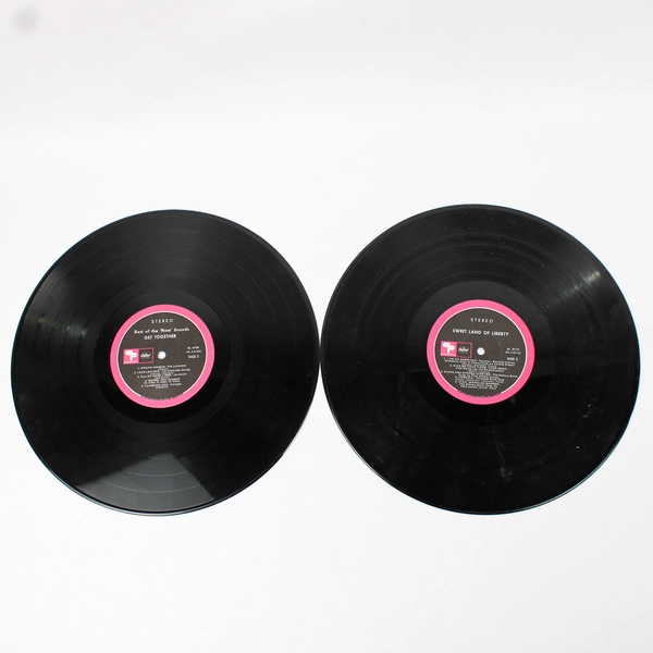 Lot of 3 Collector's Best Vinyl Records Get Together Sweet Land of Liberty Hits