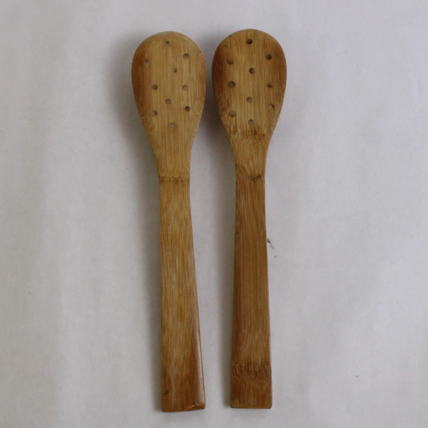 Lot Of 2 Matching Unbranded Wooden Pasta Serving Spoon 12" Long