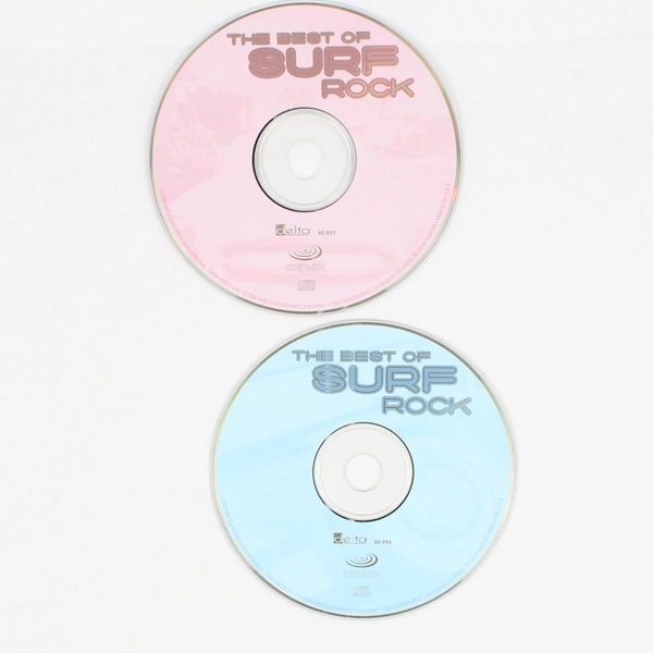 Set of 2 The Best Of Surf Rock by Original Artists 1999 CD Featuring Beach Boys