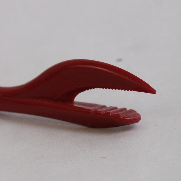 Lot Of 7 Unbranded Red Sea Sheller Utensils For Crab Lobster & Prawns 7.5" Long