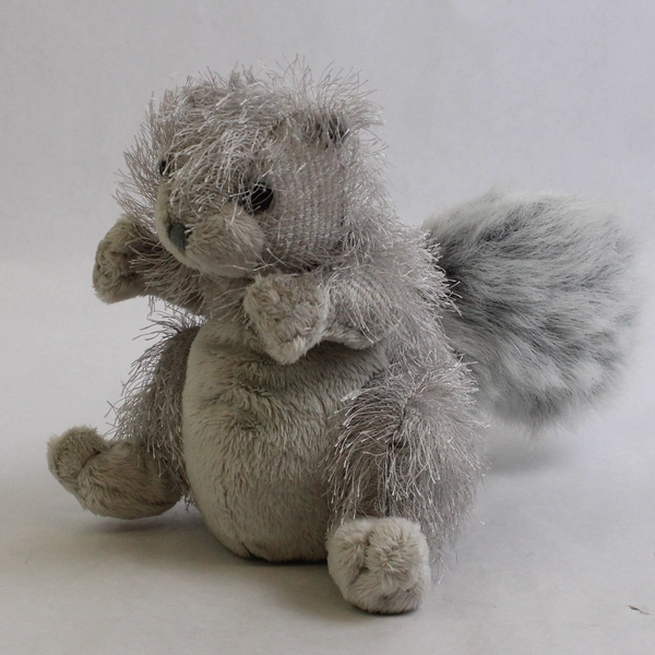 Ganz Webkinz Grey Squirrel Plush Stuffed Animal Toy