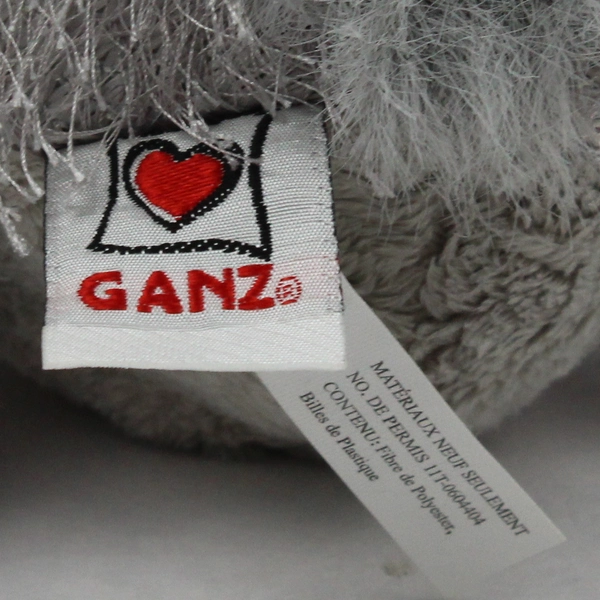 Ganz Webkinz Grey Squirrel Plush Stuffed Animal Toy