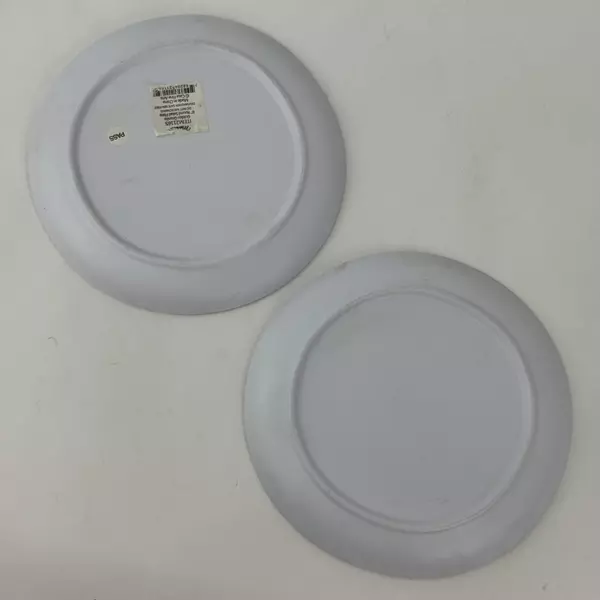 Set of 2 Merritt Melamine Salad Plates 8 Inch Golden Granite Pattern