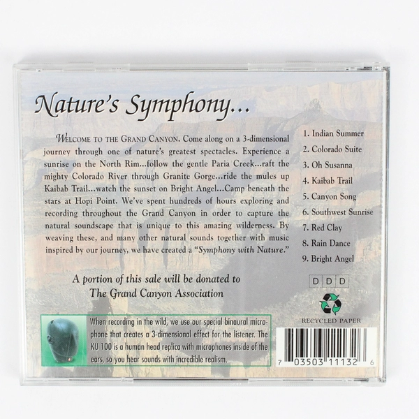 1993 Music CD The Sounds of the Grand Canyon Beautiful Music & Natural Symphony