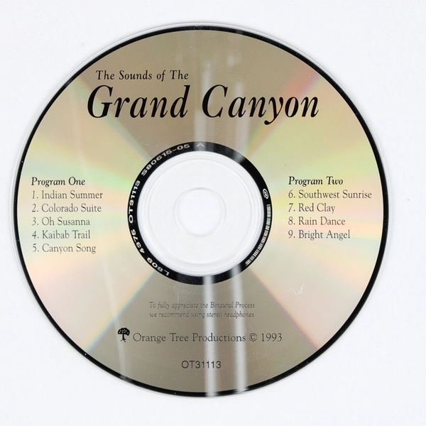 1993 Music CD The Sounds of the Grand Canyon Beautiful Music & Natural Symphony