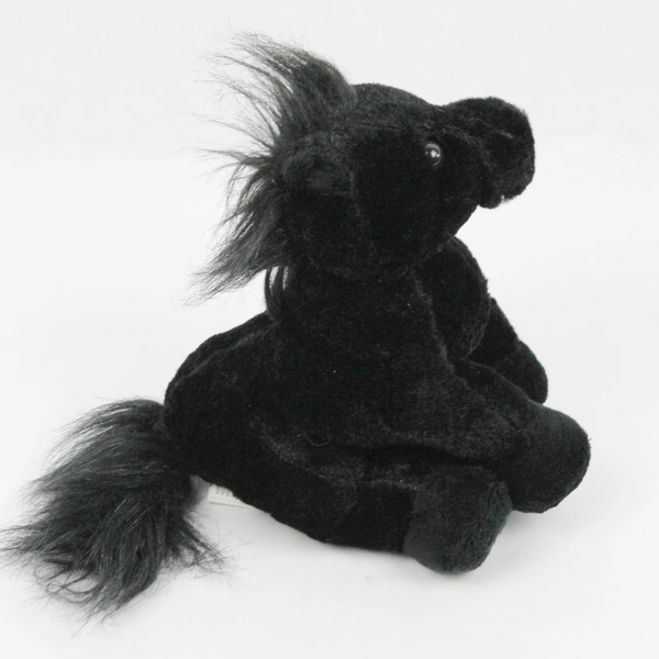 Ganz Webkinz Lil' KInz Black Horse Plush 7" Stuffed Animal Toy