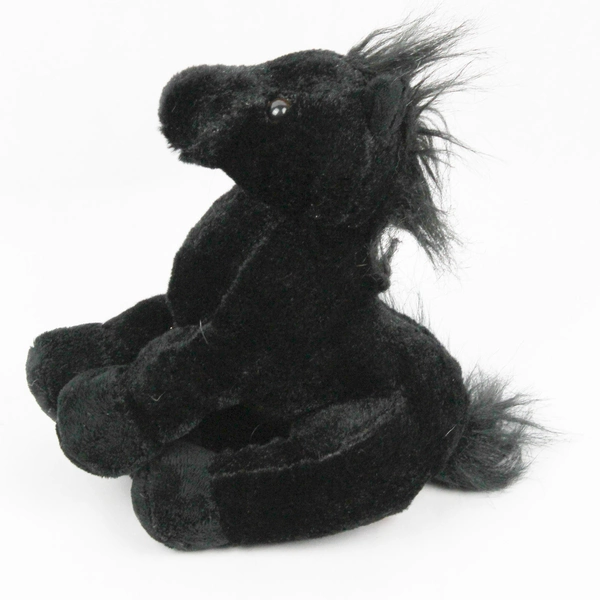 Ganz Webkinz Lil' KInz Black Horse Plush 7" Stuffed Animal Toy