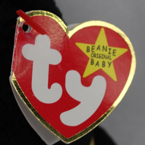 Ty Beanie Baby The End 1999 Black Bear Baby With Tag Plush Doll Toy