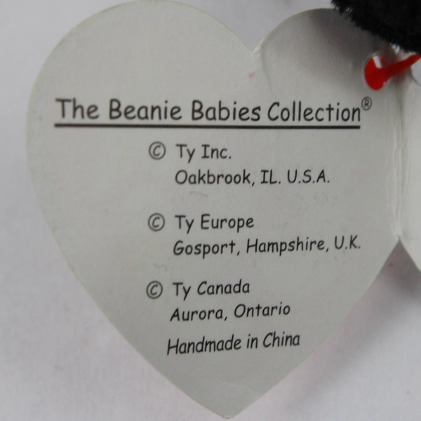 Ty Beanie Baby The End 1999 Black Bear Baby With Tag Plush Doll Toy