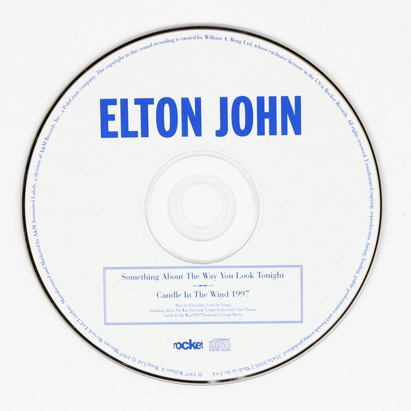 Elton John Music CD In Loving Memory of Princess Diana 1997 Single