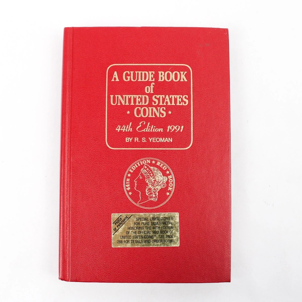 A Guide Book Of United States Coins The Official Red Book 44th Edition 1991