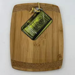 Totally Bamboo Cutting & Serving Board 9.5" x 7.5" Durable Wood Kitchen Prep