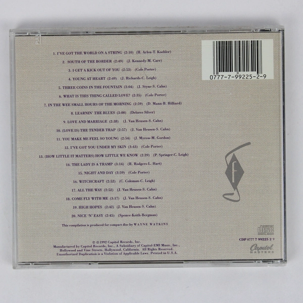 The Best of Frank Sinatra: The Capitol Years 1992 Capitol Records