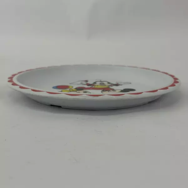 Vintage 1984 Walt Disney Company Baby Mickey Mouse Minnie Goofy Plate