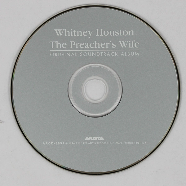 Whitney Houston The Preacher's Wife The Original Soundtrack 1996 Music CD