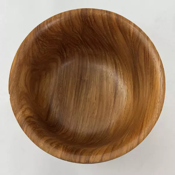 Hand Turned Wooden Wood Sealed Bowl Signed Bret Bretin 10-18-2012 CA