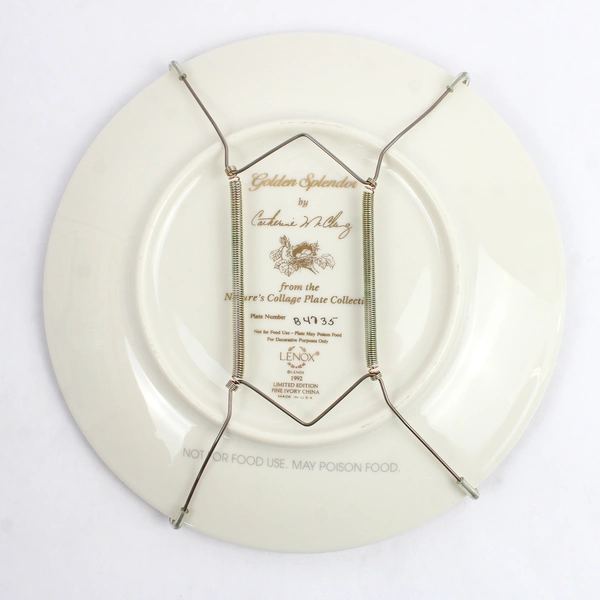 Lenox Nature's Collage Plate Collection Golden Splendor by Catherine Mcclung '92