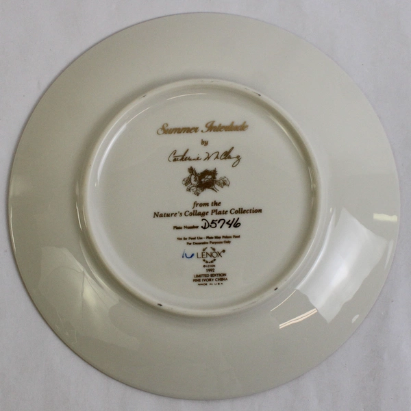 Lenox Natures Collage Plate Collection Summer Interlude by Catherine Mcclung '92