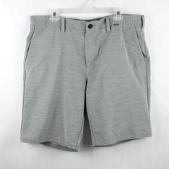 Hurley Gray Flat-Front Bermuda Shorts Men's Size 36