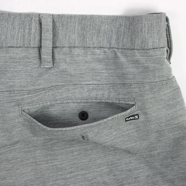 Hurley Gray Flat-Front Bermuda Shorts Men's Size 36