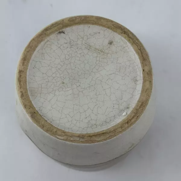 Two-Toned Tapered Ceramic Pot 4-3/4 Inch Decorative Planter