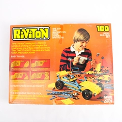 Vintage Riviton Basic Building Set Parker Brothers Games 1977 Age 6 To 12