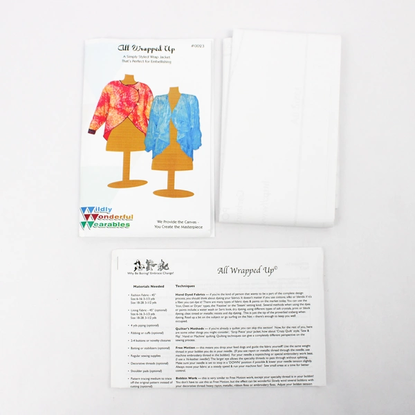 All Wrapped Up Jacket Wildly Wonderful Wareables #0023 New