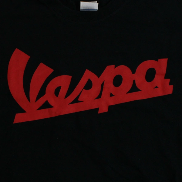 Gildan Ultra Cotton Black Metro Racing Vespa T-Shirt Men's Medium