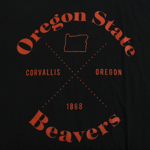 Allmade Oregon State University Beavers Black T-Shirt Men's Large