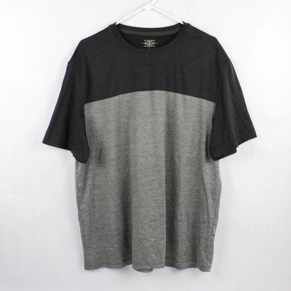 G.H. Bass & Co. Gray Athletic T-Shirt Men's Size Large