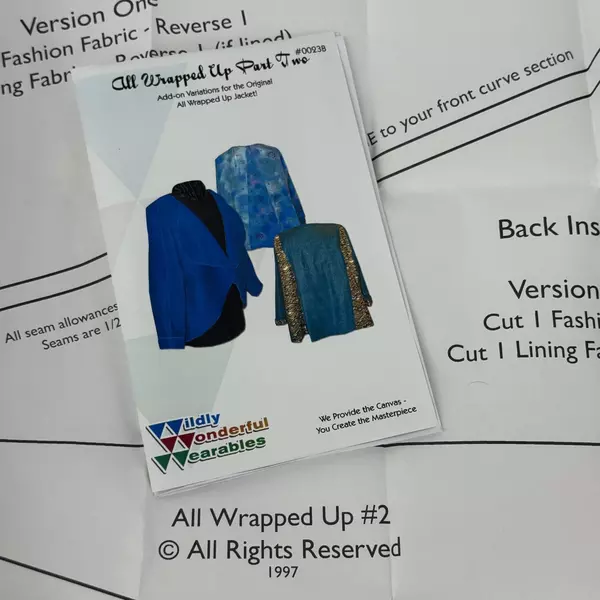 Wild Wonderful Wearables Jacket with Variations Pattern Size 6-28 UC