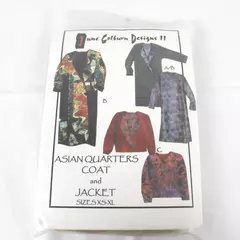 June Colburn Design 3151 Asian Quarters Coat & Jackets Pattern Sizes XS-XL