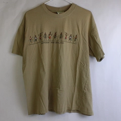 VTG The Clean Green Shirt Company Aotearoa New Zealand Beige T-Shirt Men's Large