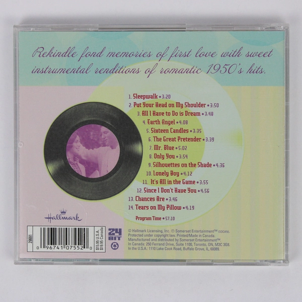 Hallmark First Love '50s Various Artists CD 2004 