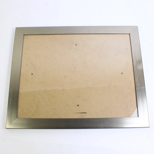 Set of 2 Silver-Tone Wall-Hanging Picture Frames 11" x 14" Photos