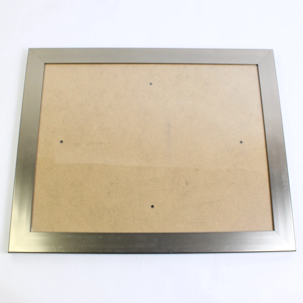 Set of 2 Silver-Tone Wall-Hanging Picture Frames 11" x 14" Photos