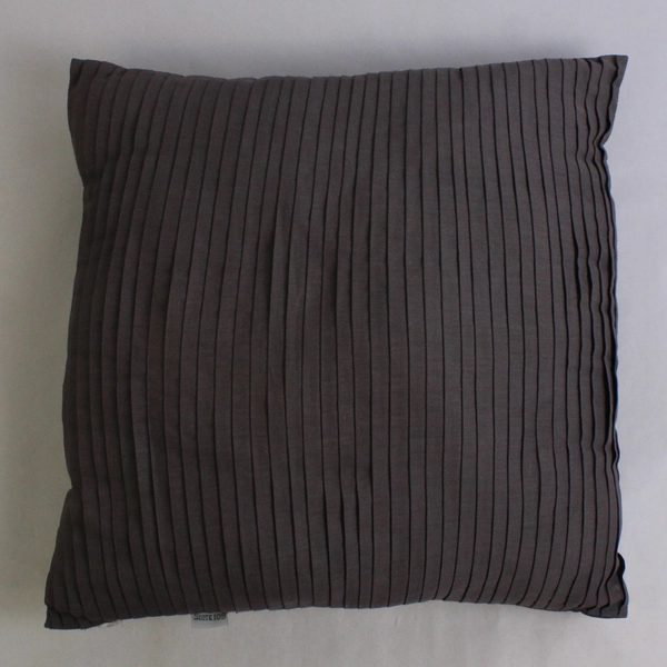 Suite 109 Textured Dark Taupe Throw Pillow 15" x 15"