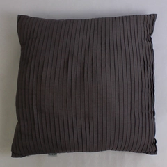 Suite 109 Textured Dark Taupe Throw Pillow 15" x 15"