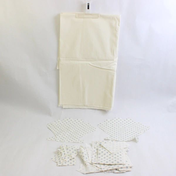 1.75 Lb Quilting Fabric Lot Blue and White Nautical Themes